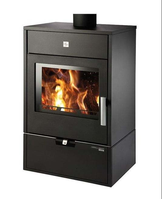 Fotografie krbových kamen s výměníkem 12 kW Werfen 9 1S TV