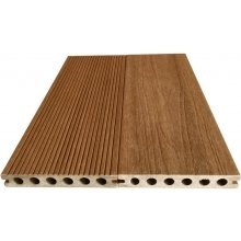 Fotografie dřevěných podlah do pergoly Profi 23x138x4000, Teak