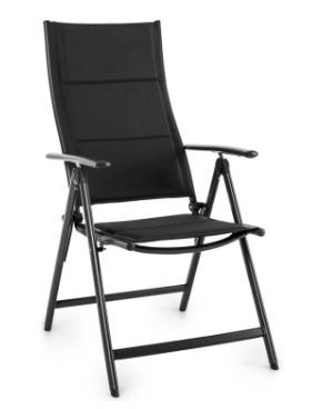 Fotografie skládacích židlí Stylo Royal Black