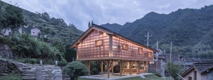 Originální čínská dřevostavba od Shulin Architectural Design