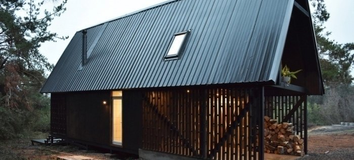 Dřevená chata z Chile inspirovaná evropskou hájenkou