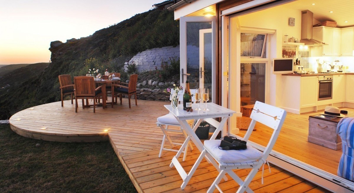Idylický domek na pobřeží Cornwallu