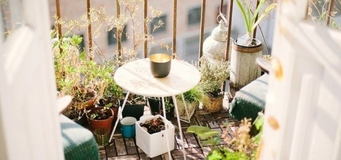 Malý balkon inspirace