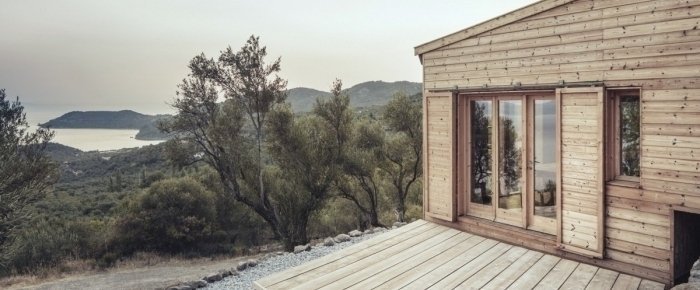 Dřevěný domek představuje návrat k jednoduchému způsobu života
