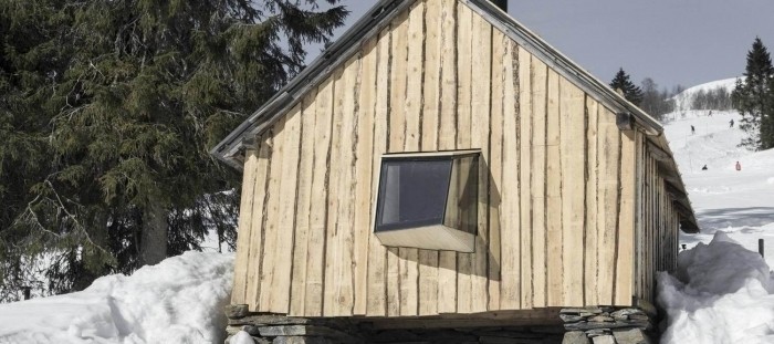 Dřevěná stodola se stala útulnou