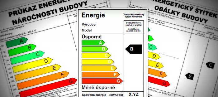 Energetický štítek a průkaz