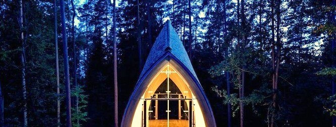 Magická dřevěná kaple 