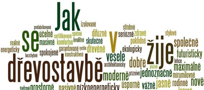 Infografika Jak se žije v dřevostavbě