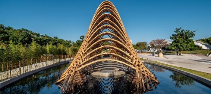 Bambusový pavilon v Tchaj-čung