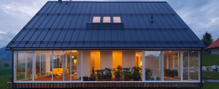 Dřevostavba postavená podle architektonického návrhu