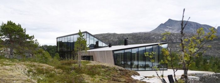 Dřevěná chata v Norsku