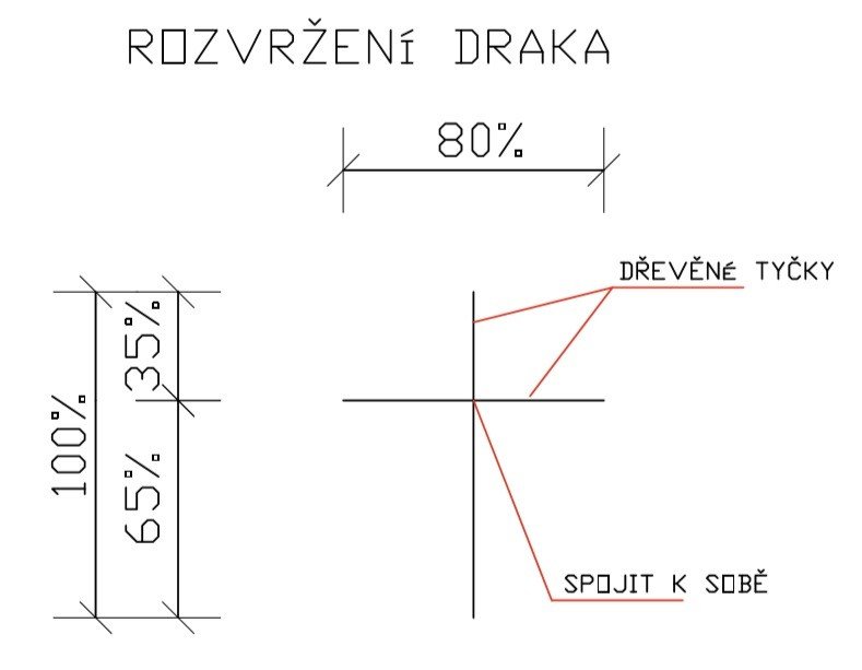 Létající papírový drak návod a výroba