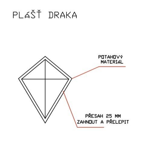 Létající papírový drak návod a výroba
