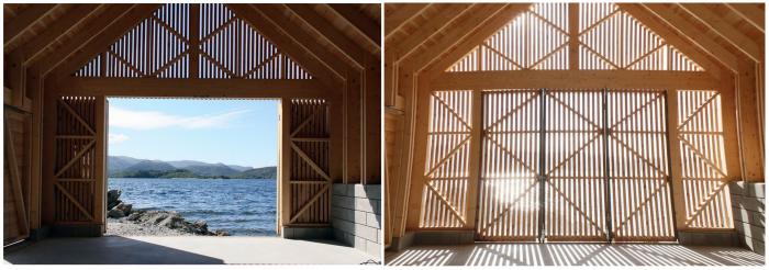 Dřevěný dům interiér