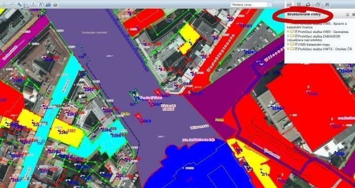 katastrální mapa praha