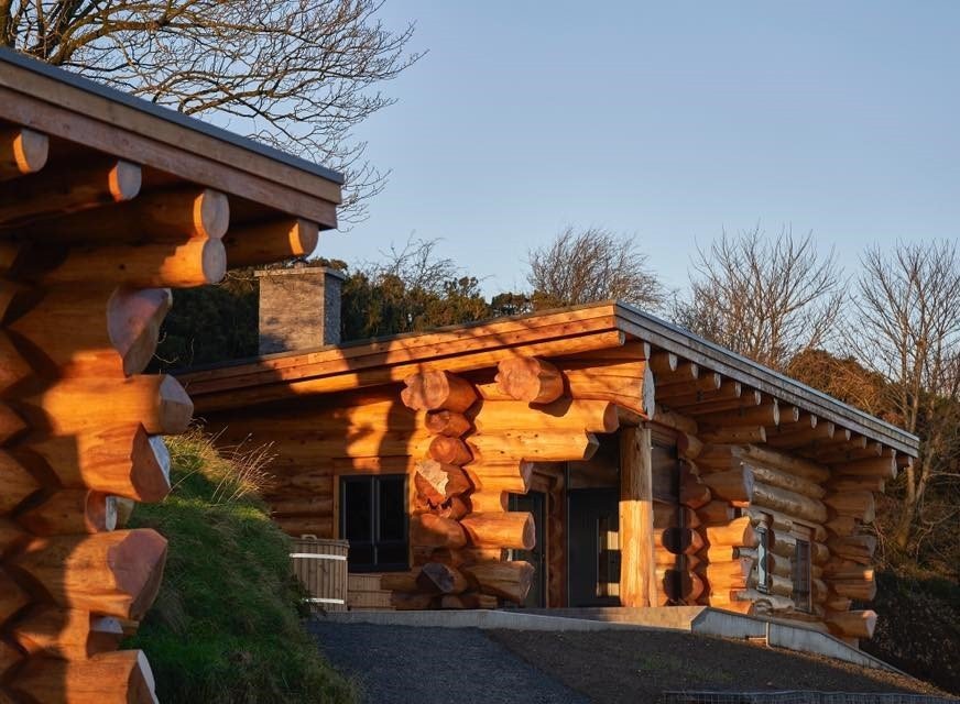 srubový bungalov
