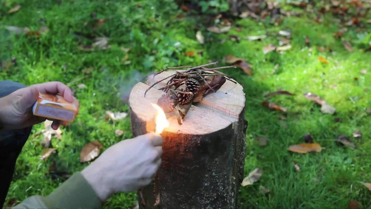 Výroba švédské pochodně