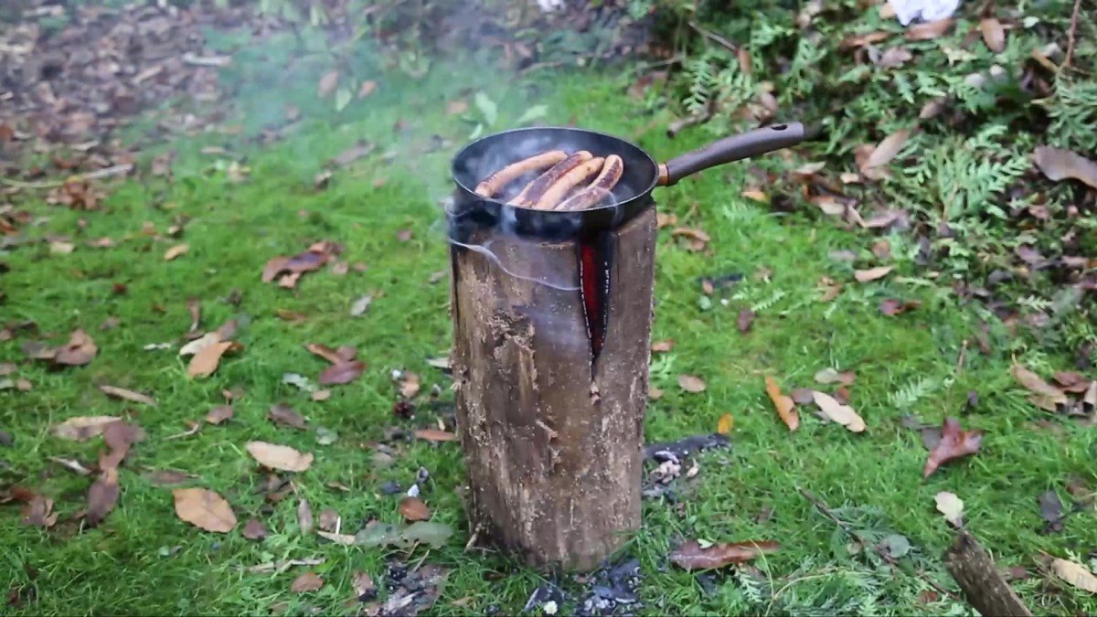 Výroba švédské pochodně