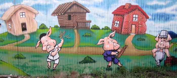 Tři prasátka a dřevostavby