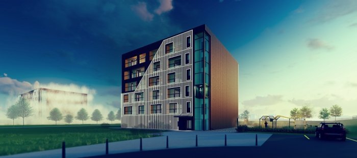Návrh bytové dřevostavby Modul Home Velkomoravská