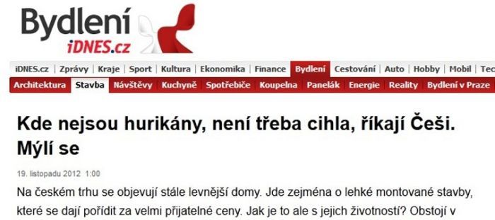 Dřevostavby iDNES