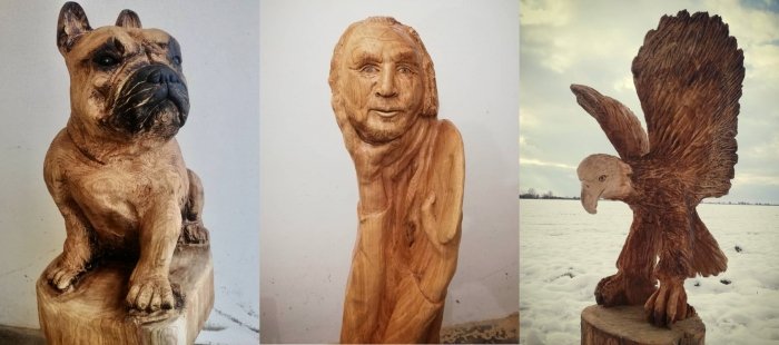 Zachytávám a poodhaluji energie, které ve dřevě jsou, říká umělecký sochař o své tvorbě