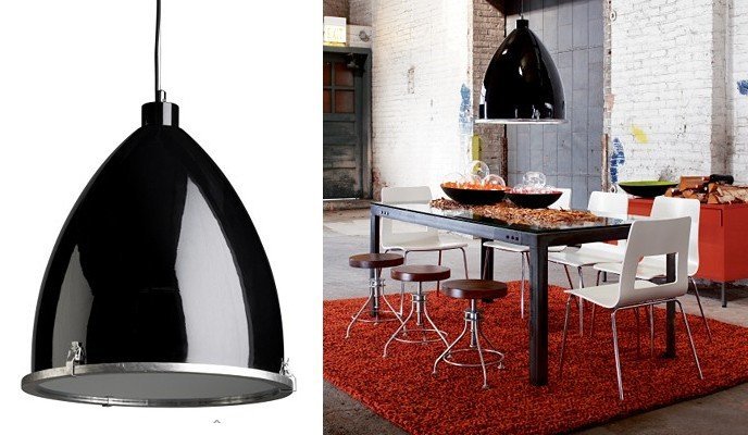 stropní svítidla industriální styl