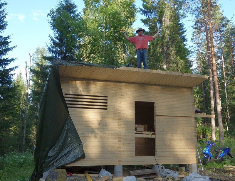 Finská sauna svépomocí