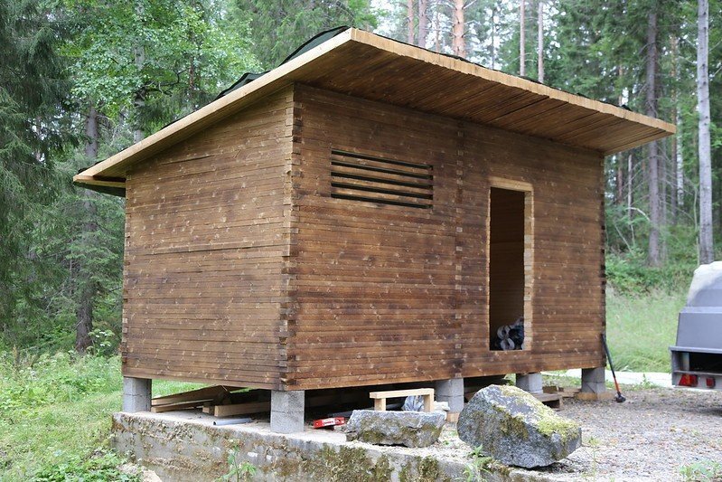 Finská sauna svépomocí