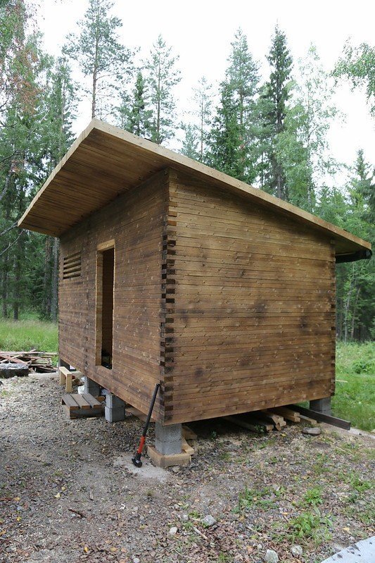 Finská sauna svépomocí