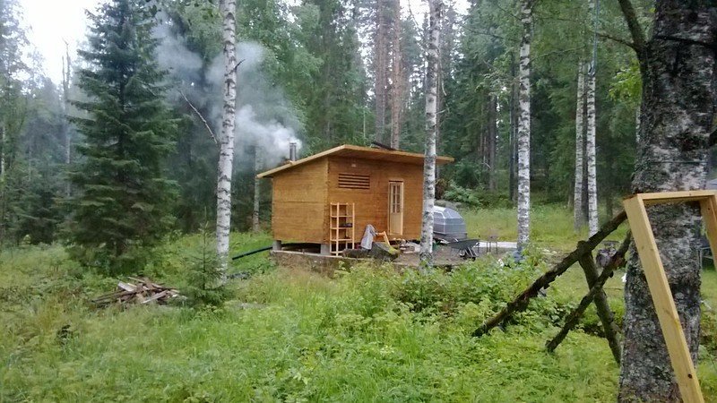 Finská sauna svépomocí