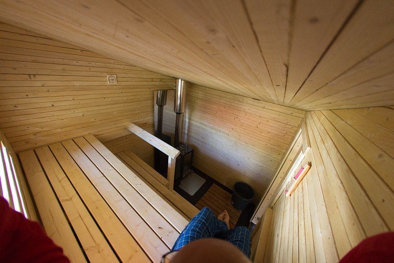 Finská sauna svépomocí