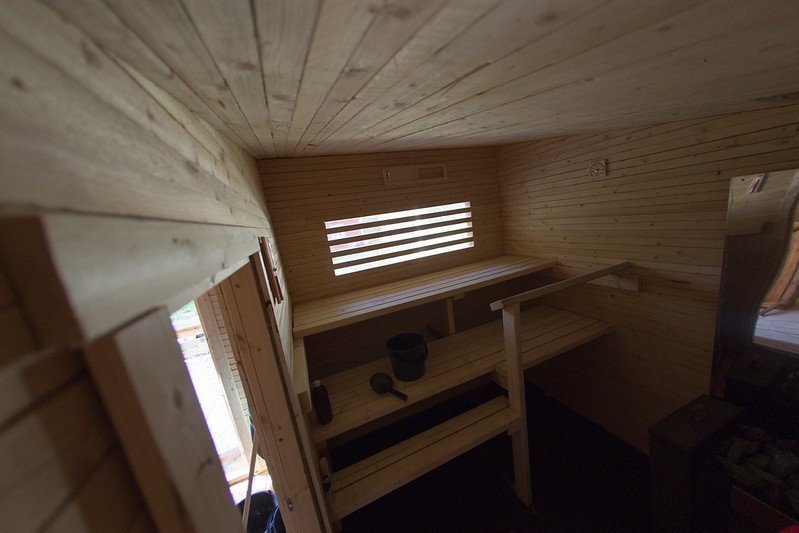 Finská sauna svépomocí