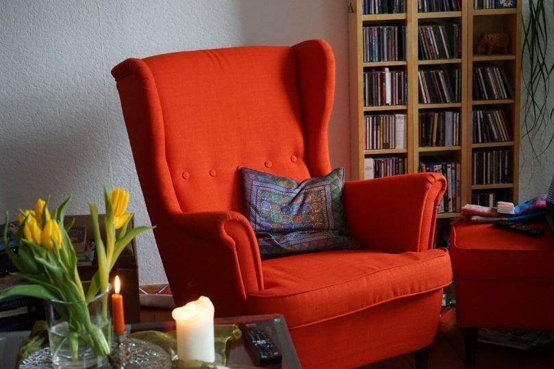 Čtecí koutek a relaxační křeslo