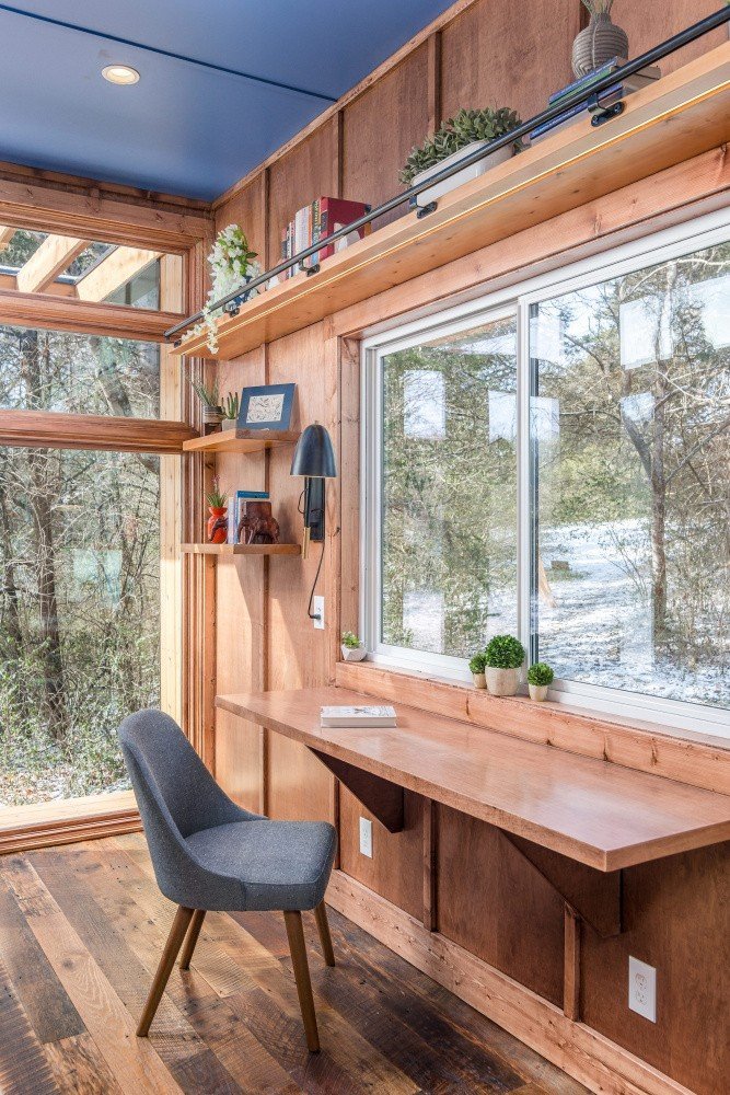 Tiny house pro spisovatelku