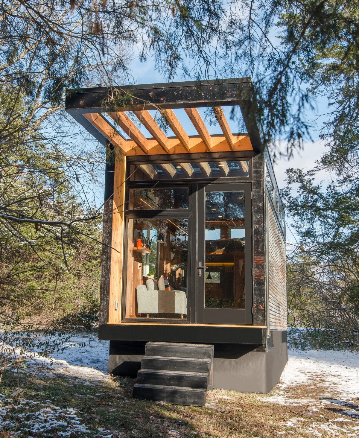 Krytý vstup do tiny housu