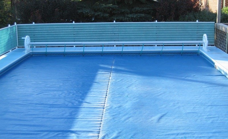 solární plachta na bazén