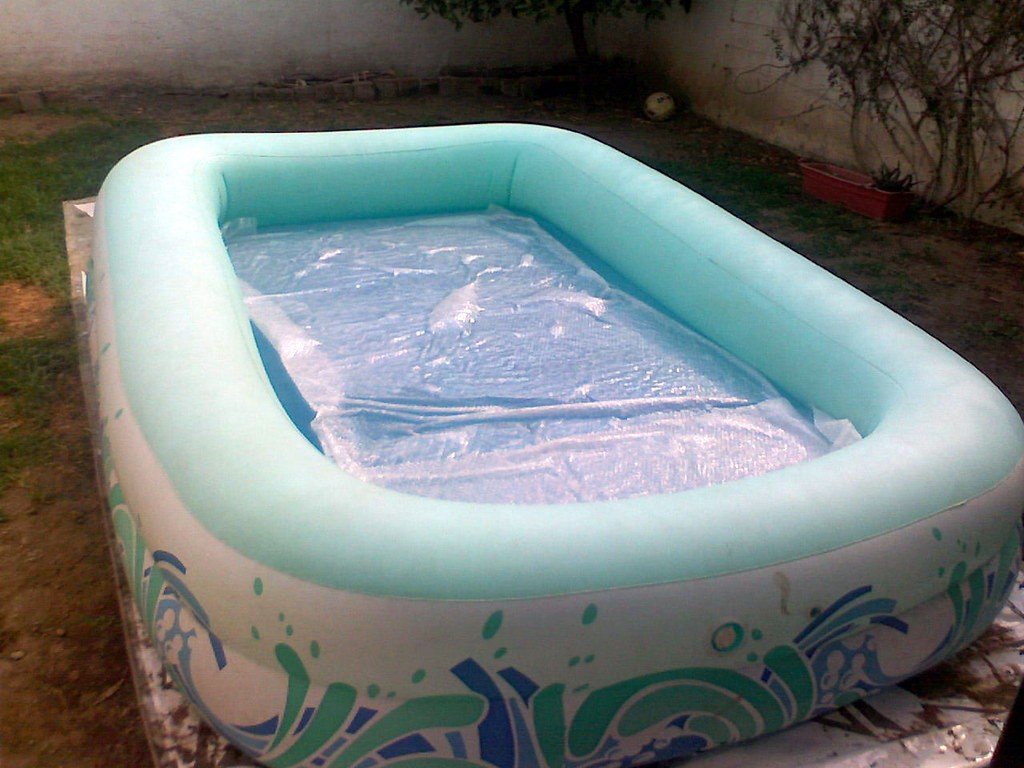 solární plachta na dětský bazén