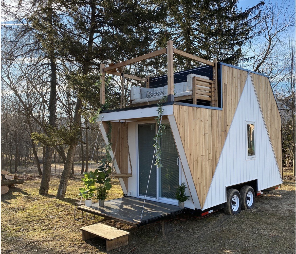 Mikro tiny house 18 m2 off grid