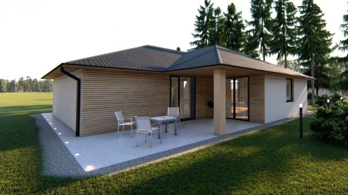 Bungalov do tvaru L