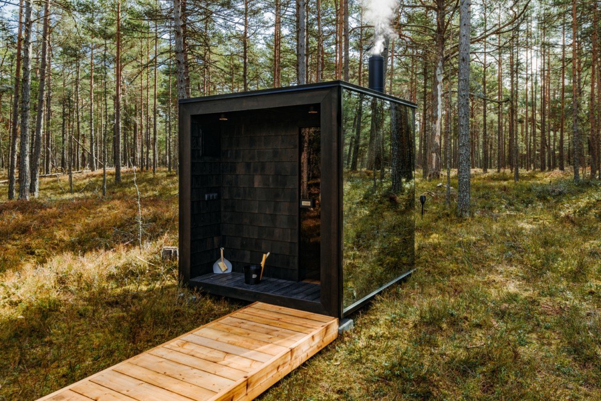 zrcadlový tiny house