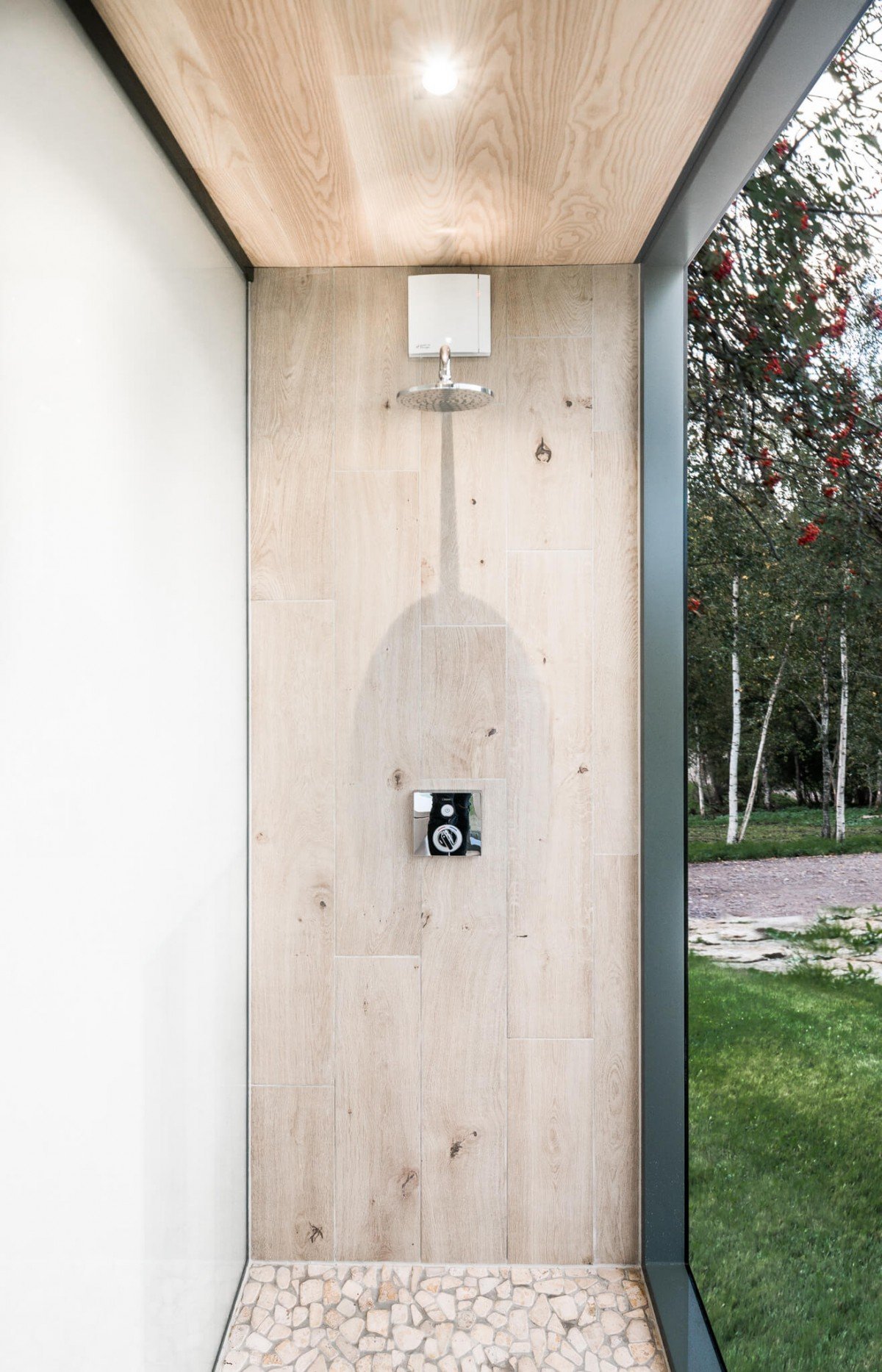 zrcadlový tiny house