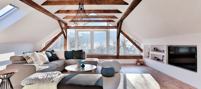 Luxusní rekonstrukce podkrovního bytu z 19. století v podhůří Beskyd okouzlí i ty nejnáročnější z vás
