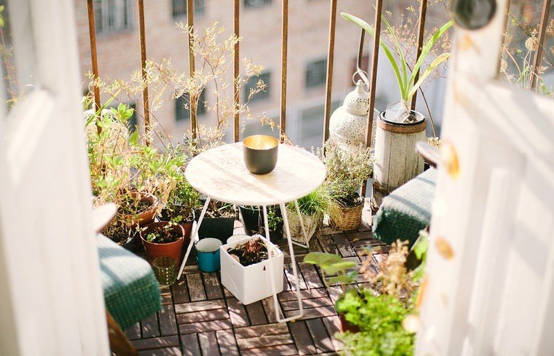 inspirace na balkon