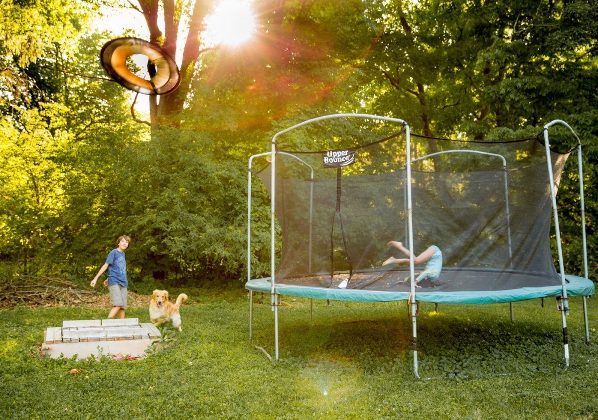 Ochranná síť trampolíny