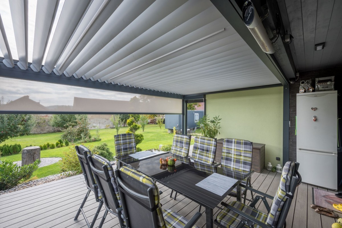 Bioklimatická pergola zkušenosti
