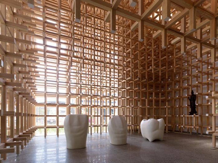 Dřevěné muzeum Prostho v Japonsku