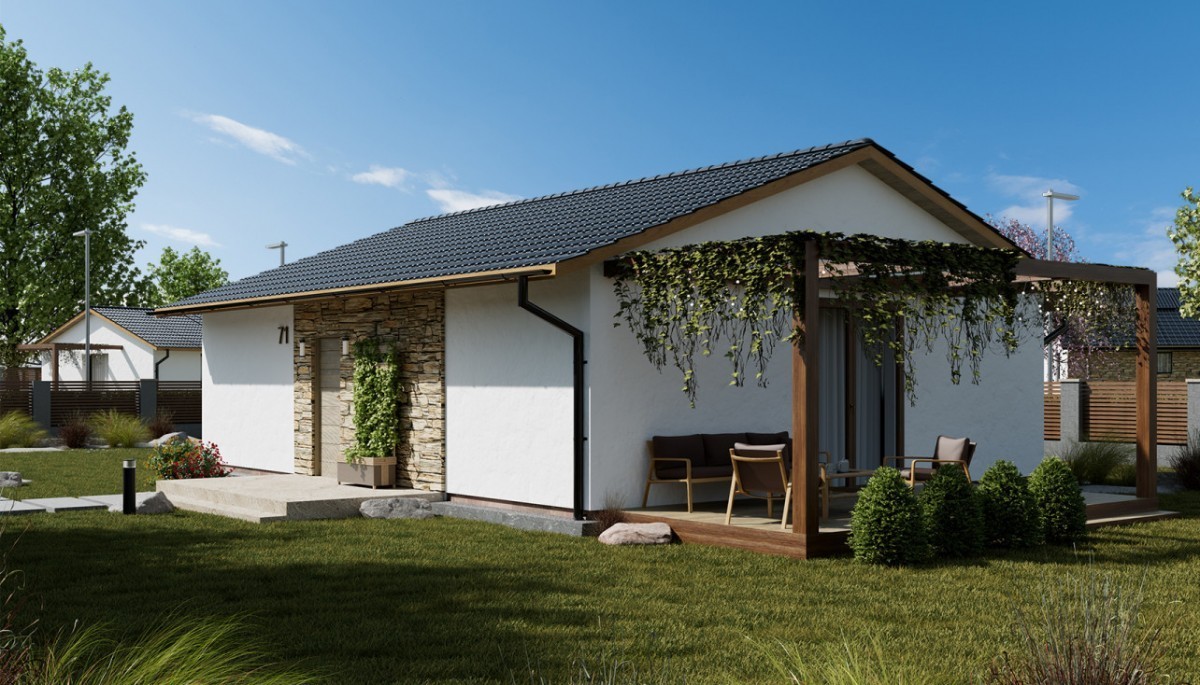 Populární bungalov 3kk