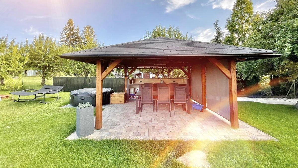 Dřevěná pergola svépomocí