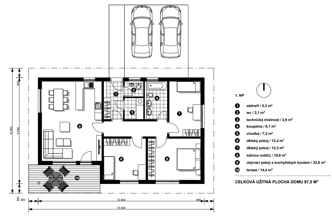 Bungalov 4+kk